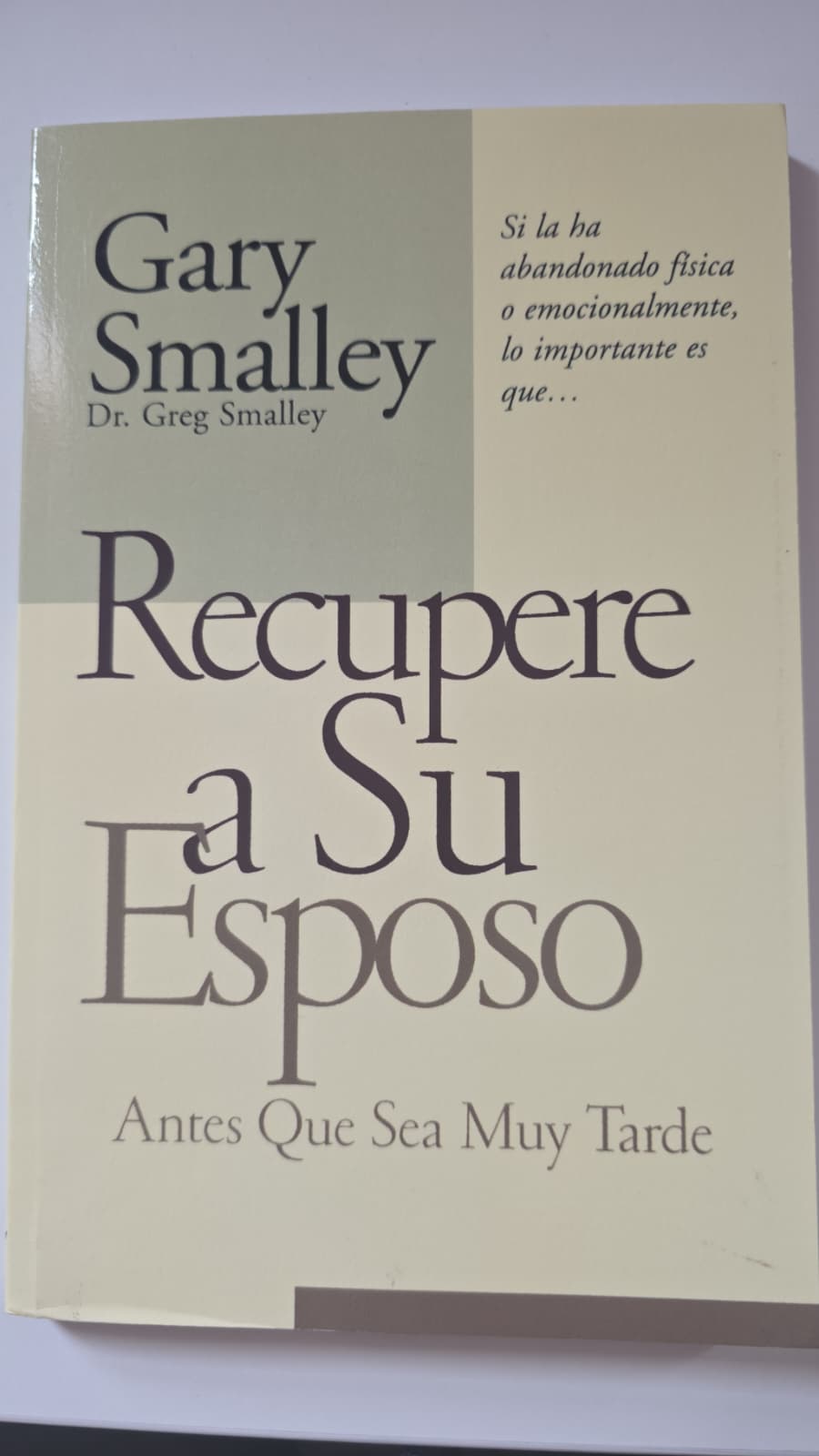 Recupere a su esposo antes que lo pierda