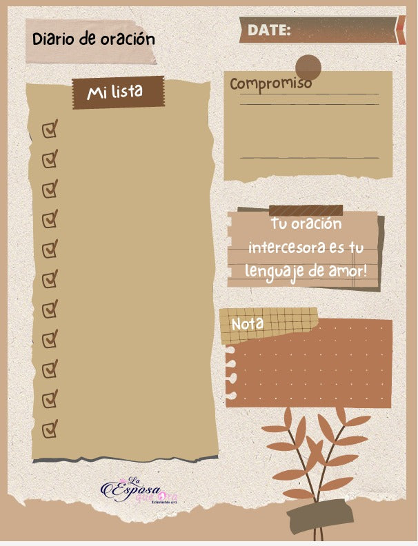 Mi diario de oracion Digital