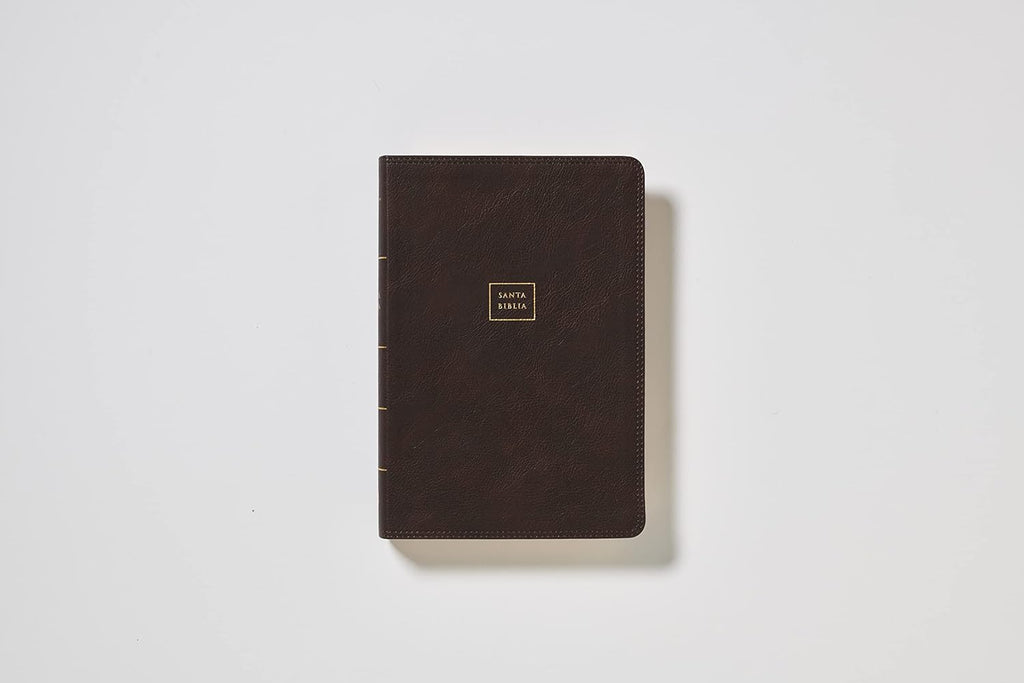 Reina Valera 1960 Santa Biblia del Ministro, Letra Gigante, Leathersoft, Café, Interior a dos colores