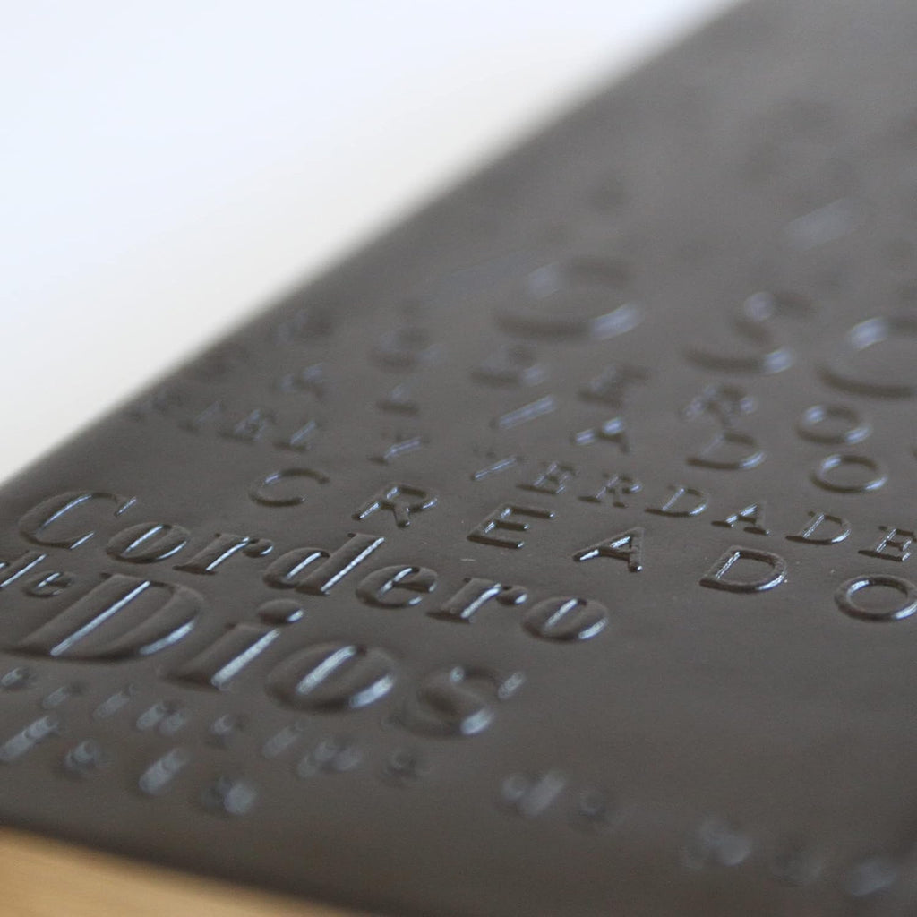 Biblia RVR60 letra grande tamaño manual, simil piel negro con nombres de Dios