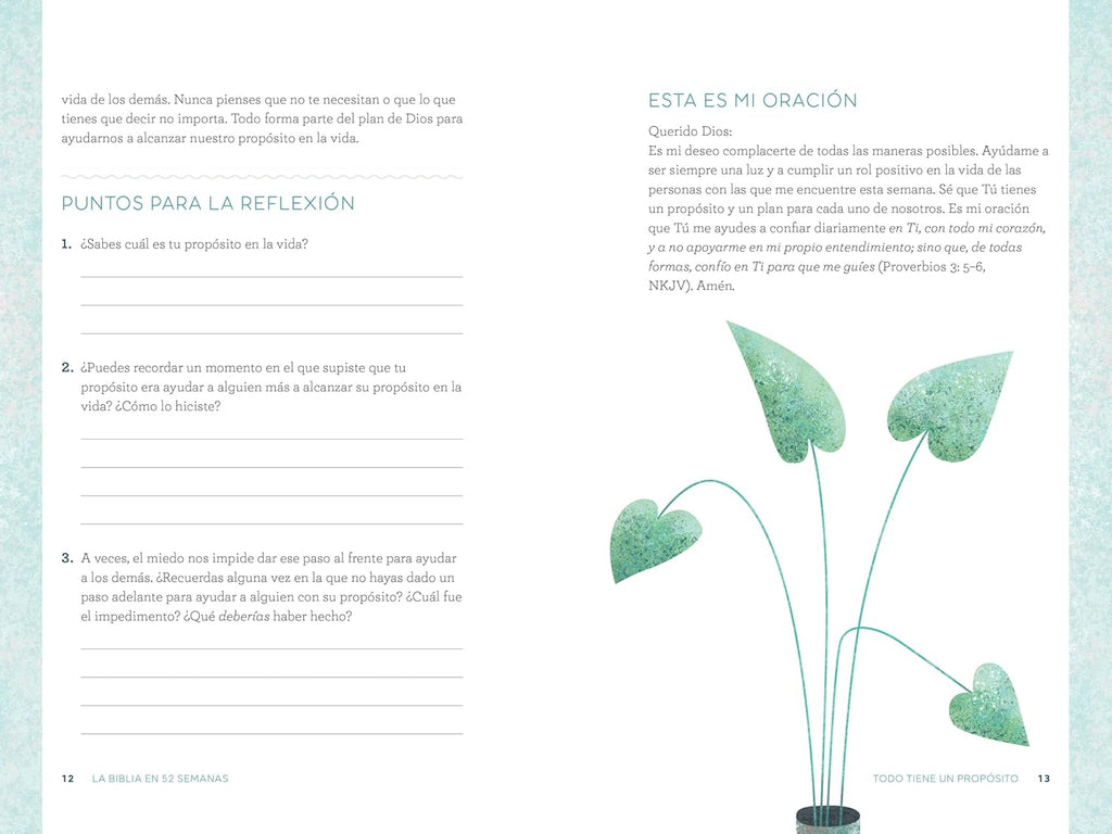 La Biblia en 52 semanas: Un estudio bíblico anual para la mujer