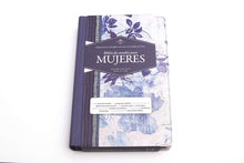 Load image into Gallery viewer, Biblia RVR 1960 de Estudio Mujeres Azul Floriado
