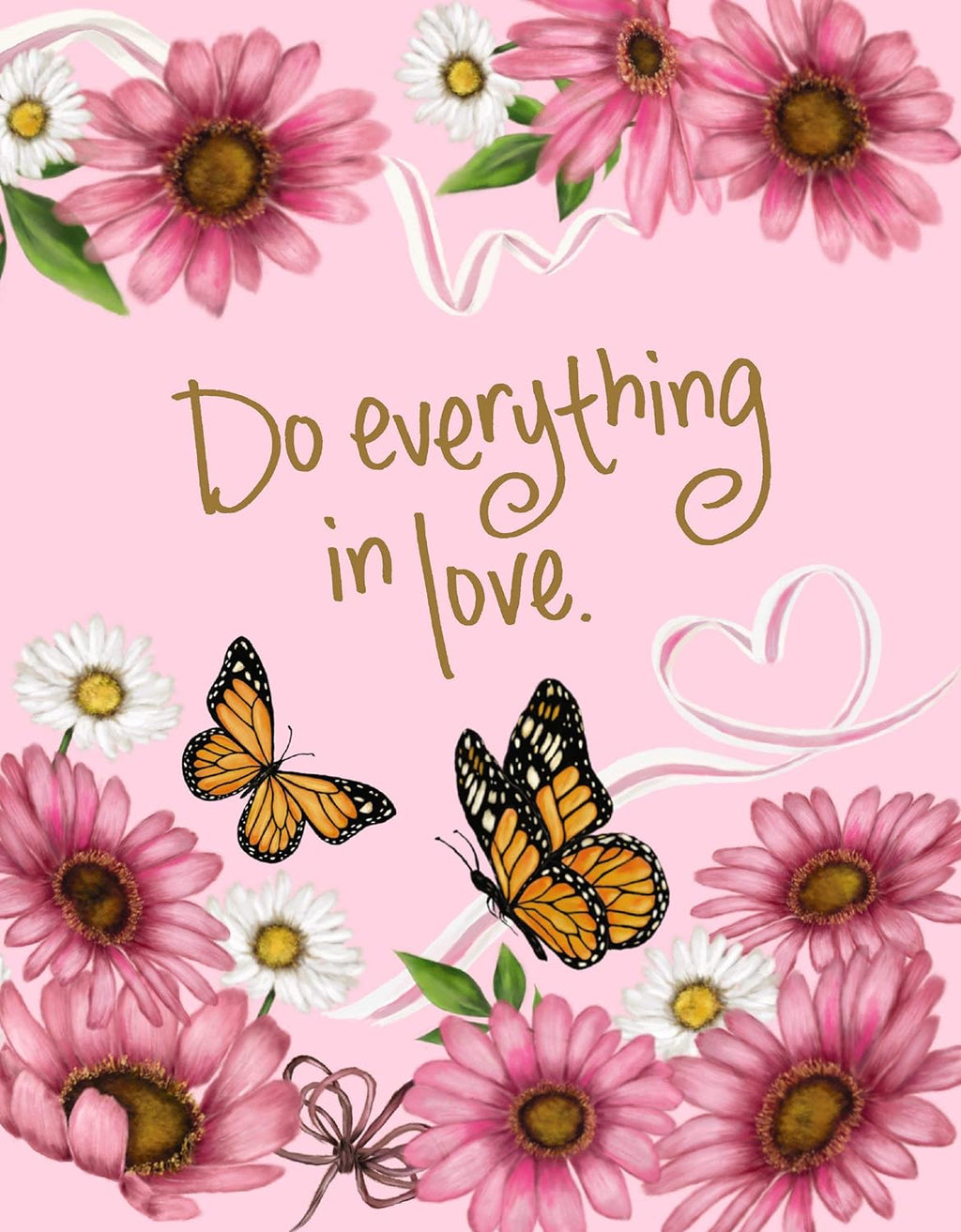 NIV, Artisan Collection Bible for Girls, Cloth over Board, Pink Daisies, Designed Edges under Gilding, Red Letter, Comfort Print