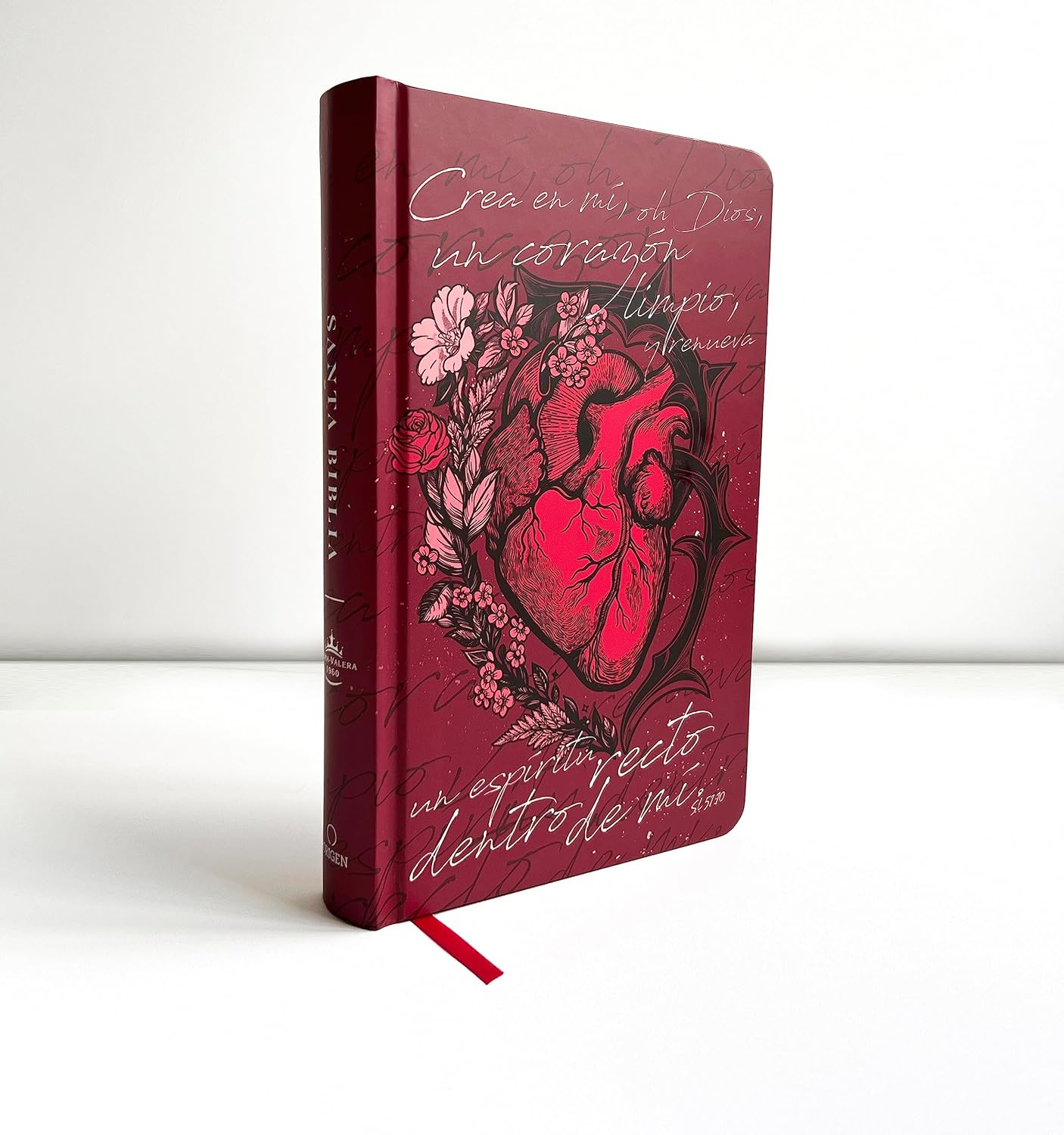 Biblia Reina Valera 1960 letra grande, tapa dura, tamaño manual corazón (rosada) / Spanish Bible RVR 1960. Handy Size, Large Print, Hardcover, Pink