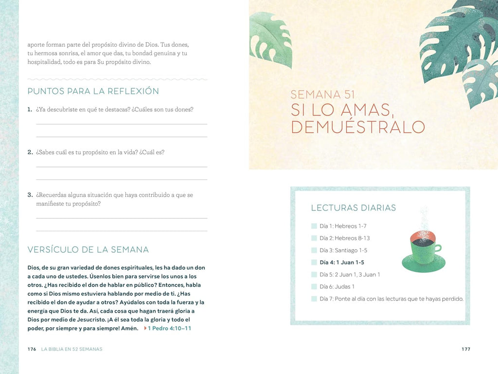 La Biblia en 52 semanas: Un estudio bíblico anual para la mujer