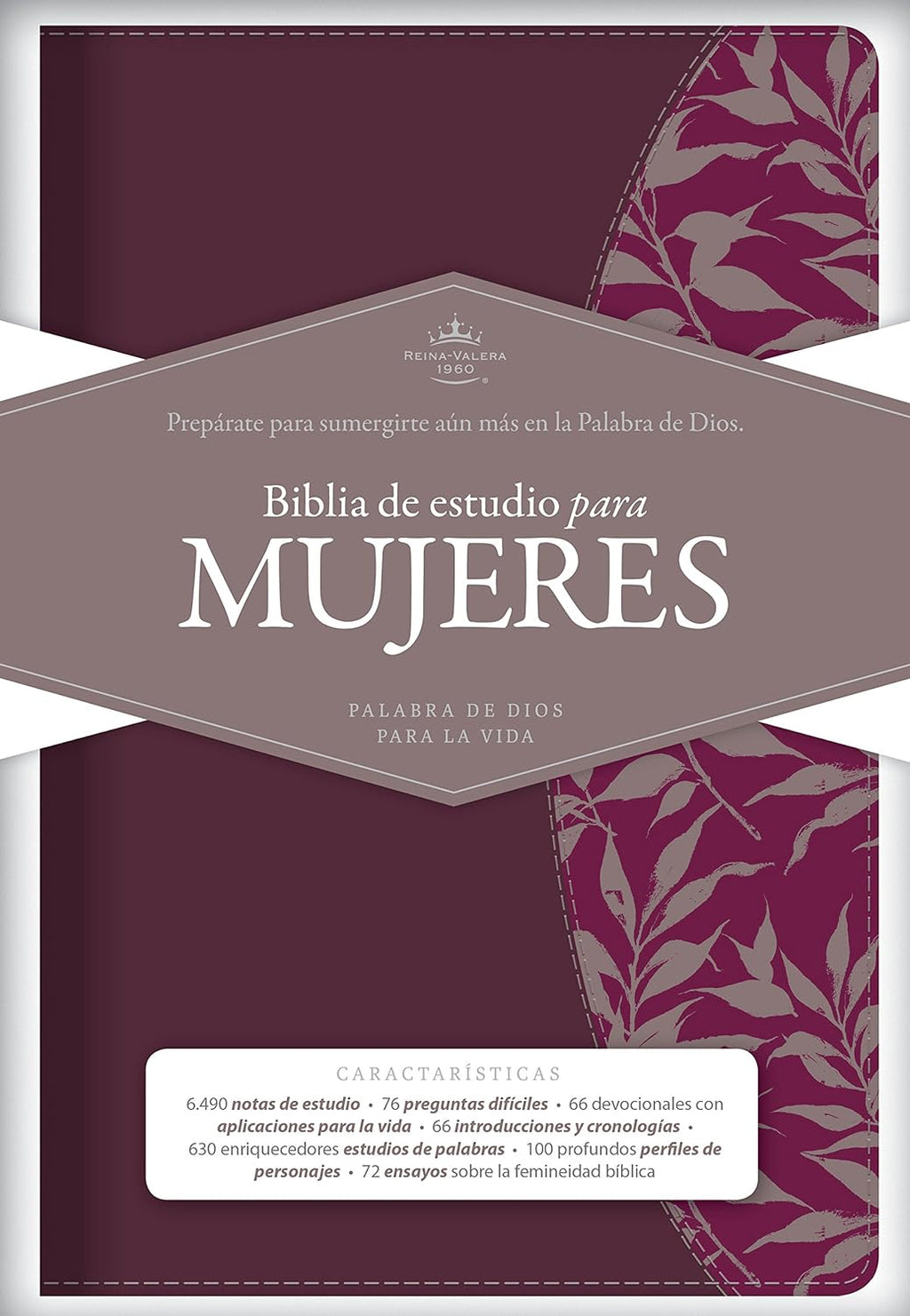 Hermosa Biblia Reina Valera 1960 de Estudio para mujeres