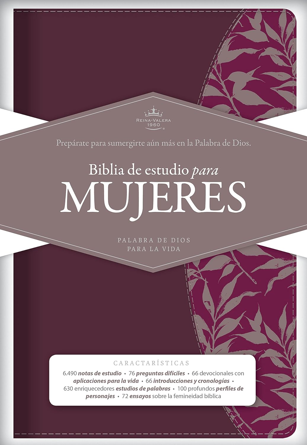 Hermosa Biblia Reina Valera 1960 de Estudio para mujeres