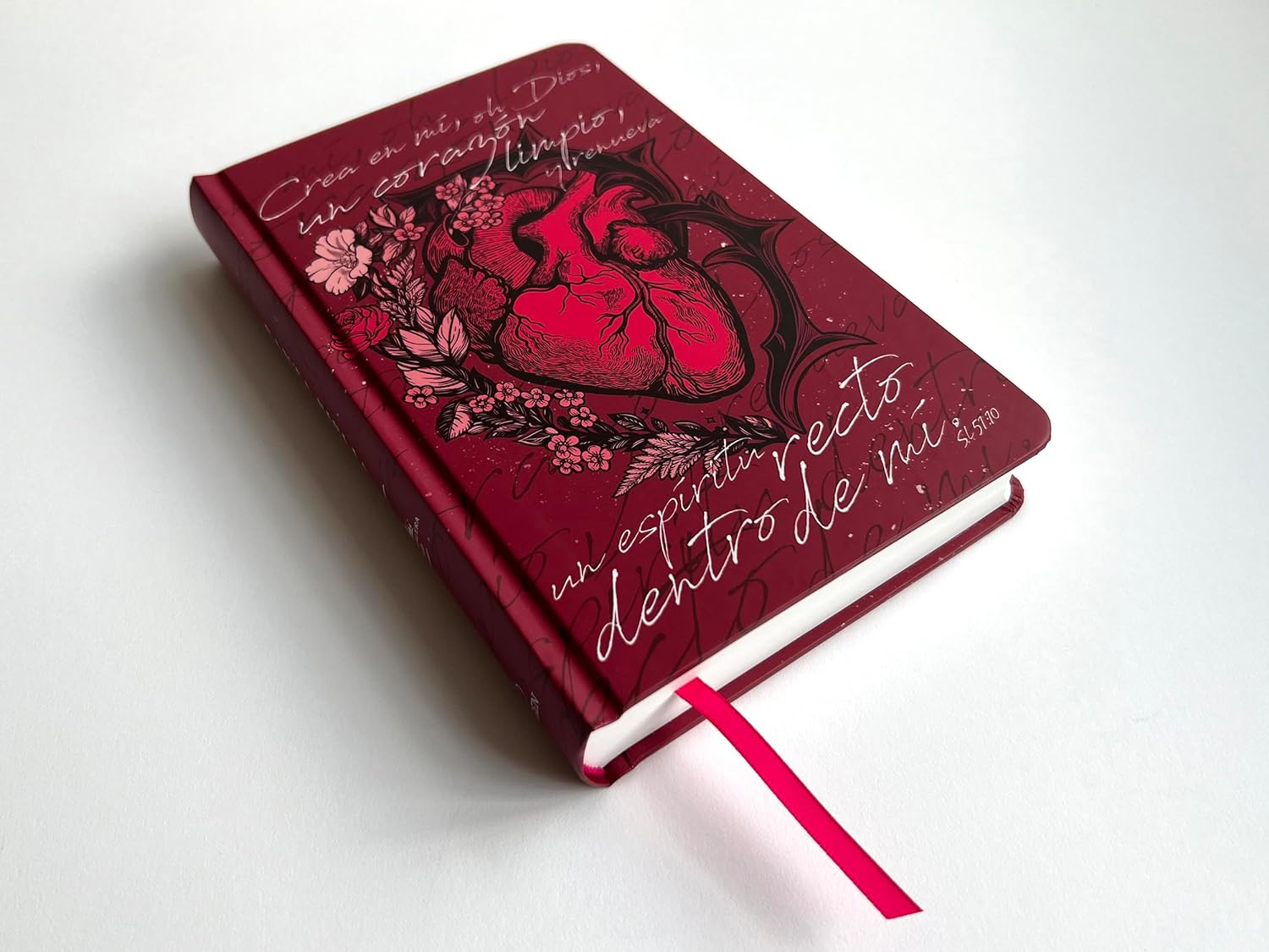 Biblia Reina Valera 1960 letra grande, tapa dura, tamaño manual corazón (rosada) / Spanish Bible RVR 1960. Handy Size, Large Print, Hardcover, Pink