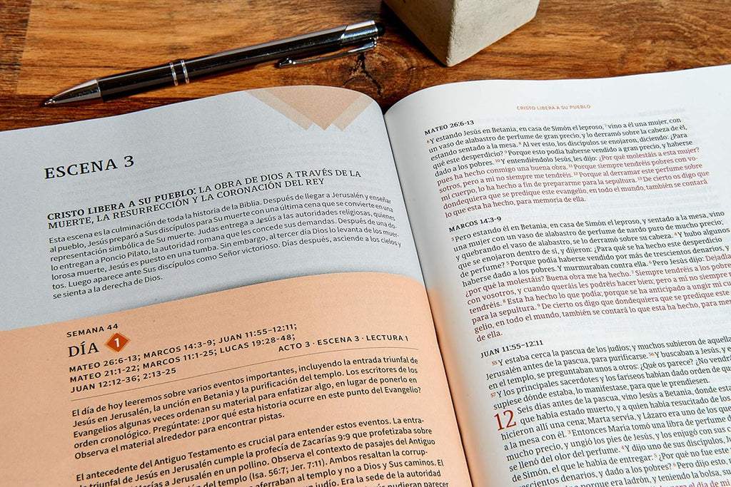 La Biblia Reina Valera 1960 cronológica, día por día.