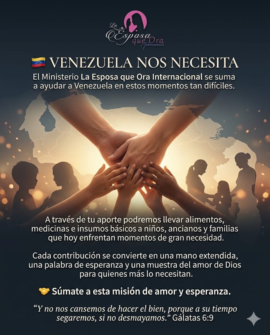 VENEZUELA NOS NECESITA!