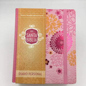 Santa Biblia, edición diario personal - Rosa