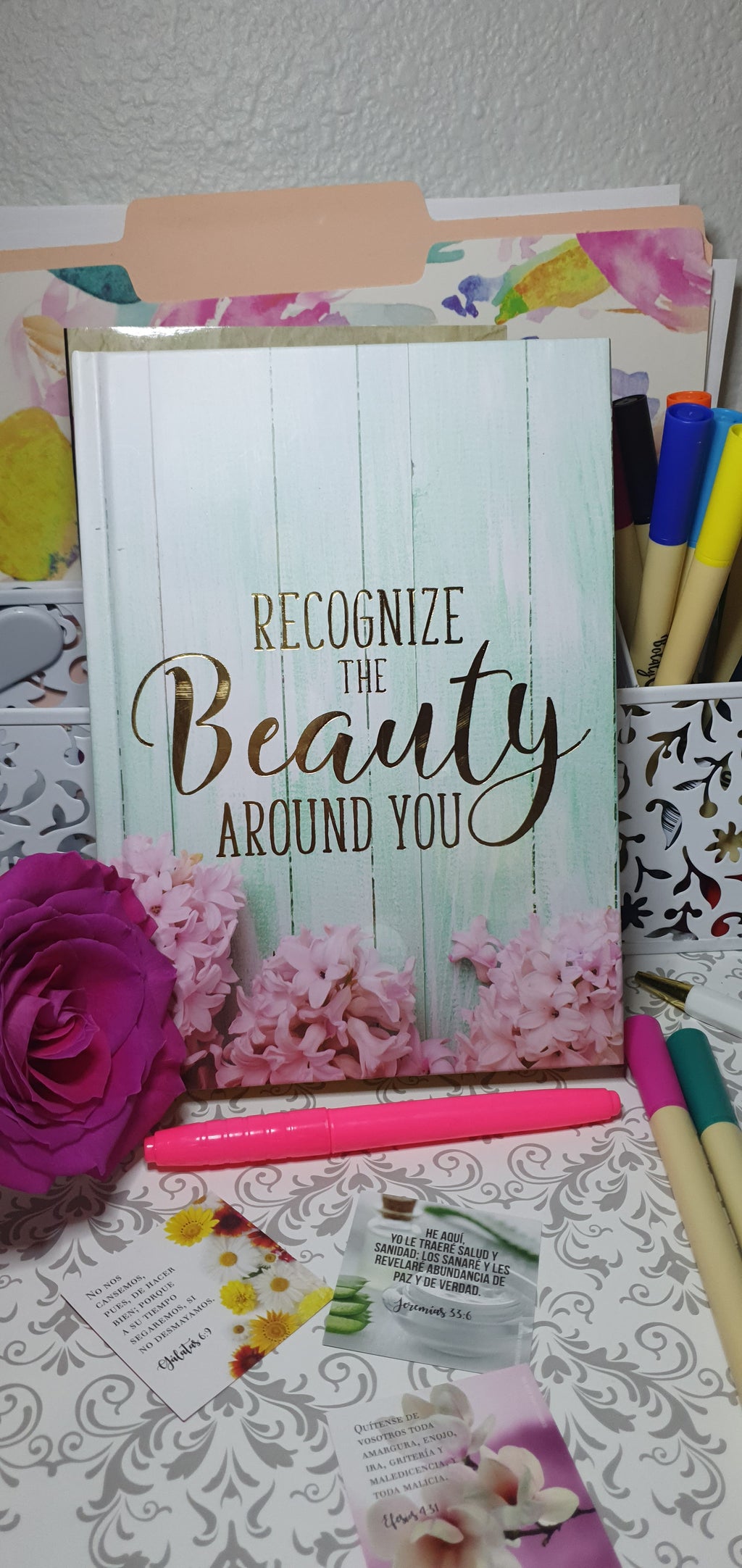 Libretas de apuntes, diario para oracion, estudio biblico, devocionales