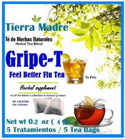 TE DE HIERBAS NATURALES PARA LA GRIPE  - FLU