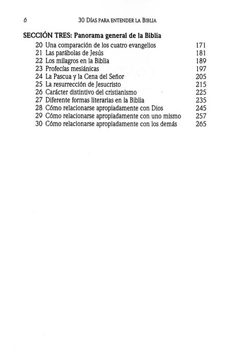 30 Días para Entender la Biblia