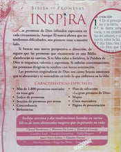 Cargar imagen en el visor de la galería, Biblia de promesas Inspira- Oro Rosado - Reina Valera 1960- Letra Grande

