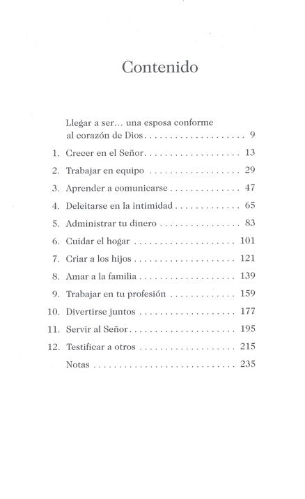 Una Esposa conforme al corazon de Dios