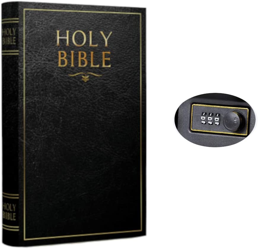 Caja fuerte portátil - caja secreta tipo biblia