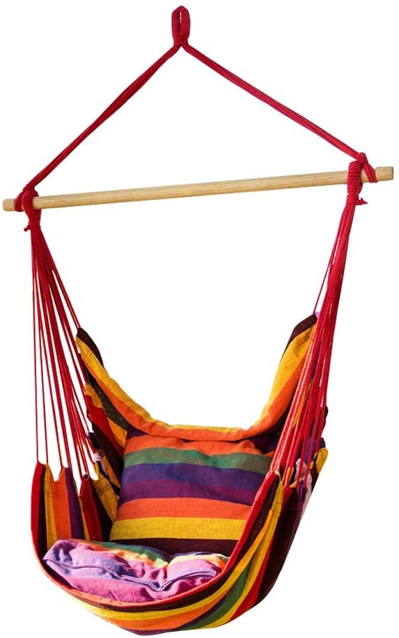 Silla colgante con cuerda para columpio