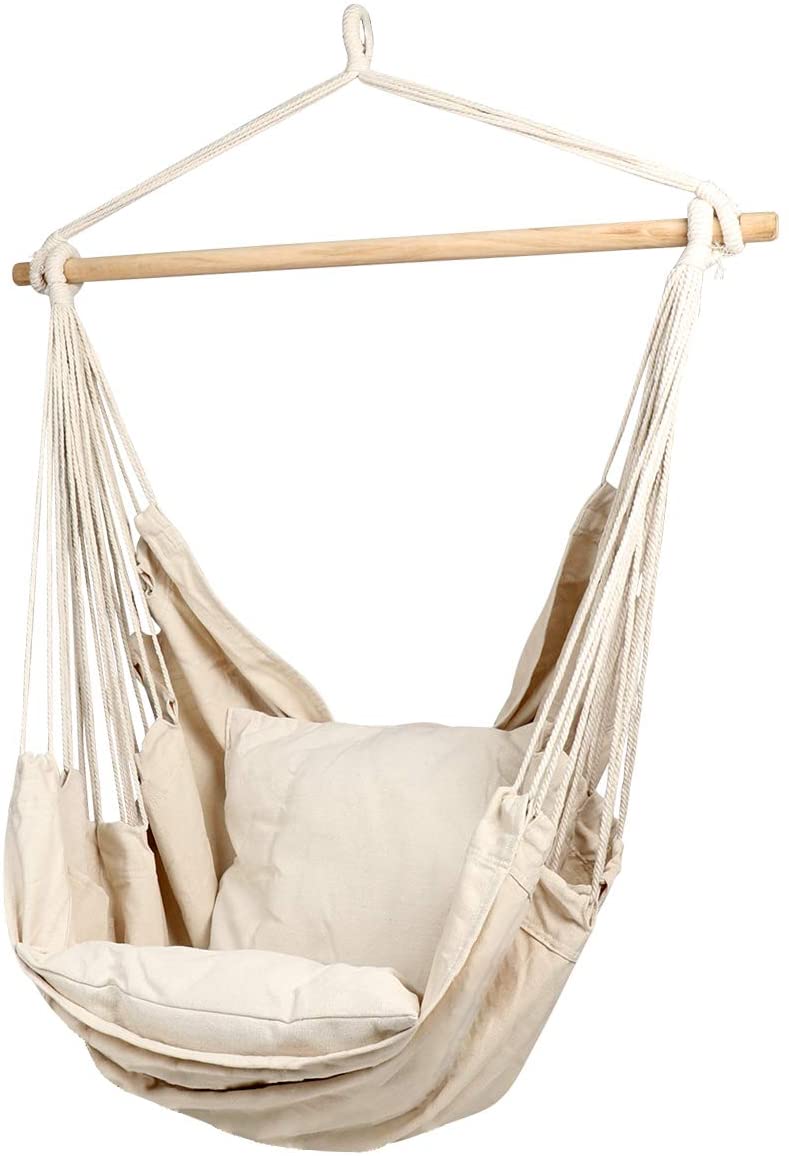 Silla colgante con cuerda para columpio