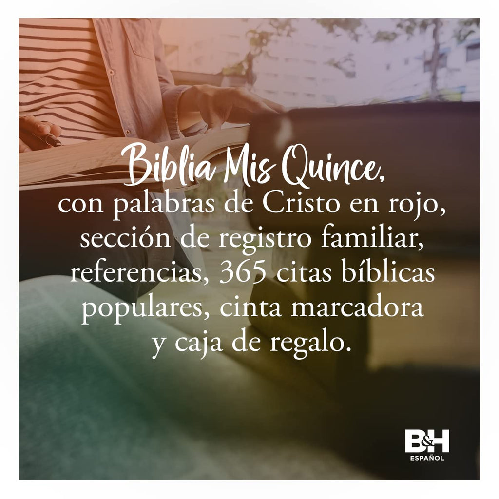 Reina Valera 1960 Biblia Mis Quince, rosa y blanco símil piel | RVR 1960 Mis Quince Bible, Pink/White, LeatherTouch (Spanish Edition)