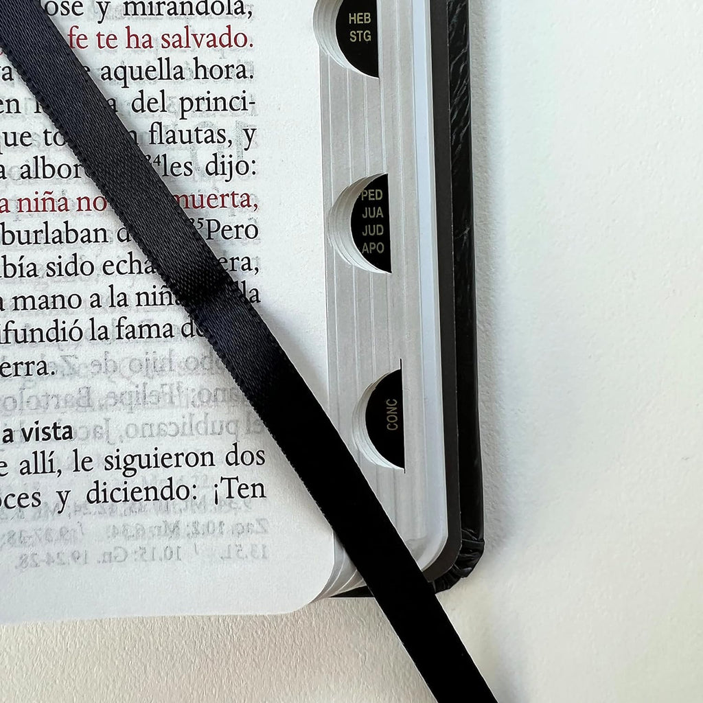 Biblia RVR 1960 letra grande tamaño manual, tapa dura León de Juda con índice / Spanish Bible RVR 1960 Handy Size Large Print Hardcover Lion of Judah with In