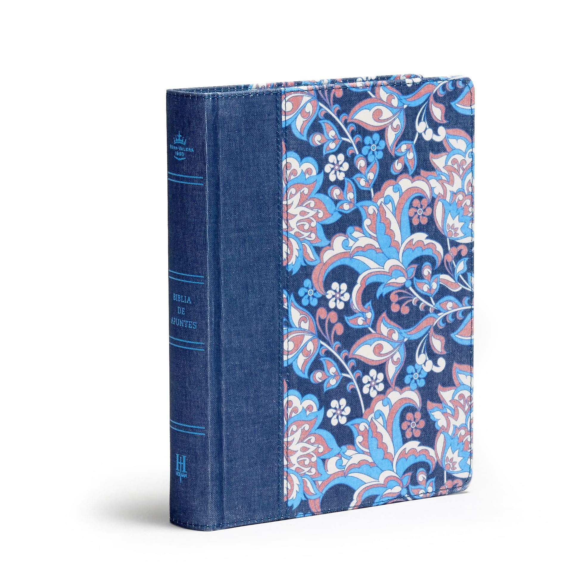 RVR 1960 Biblia de Apuntes Ed. Ilustrada, Tela Rosada y Azul
