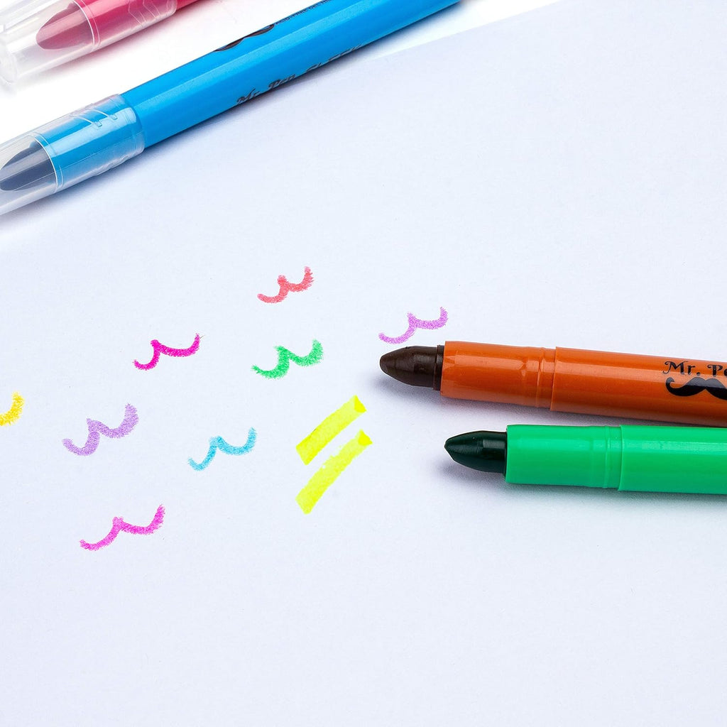 Mr. Pen No Bleed Gel Highlighter, Bible Highlighters, Assorted Colors, Pack of 8