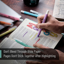 Cargar imagen en el visor de la galería, Mr. Pen No Bleed Gel Highlighter, Bible Highlighters, Assorted Colors, Pack of 8
