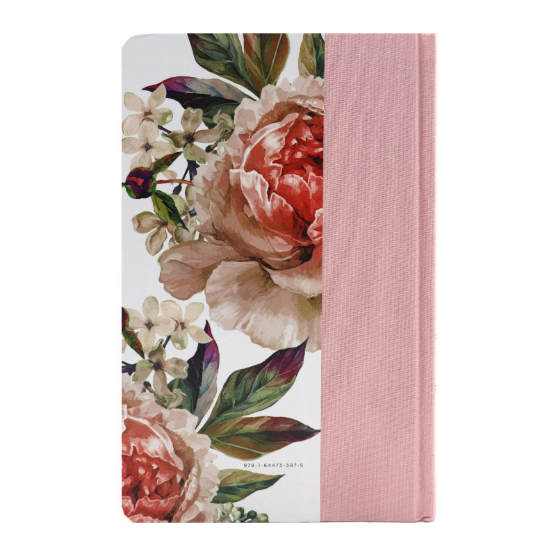 Biblia Reina Valera 1960 letra grande, Tela rosada con flores