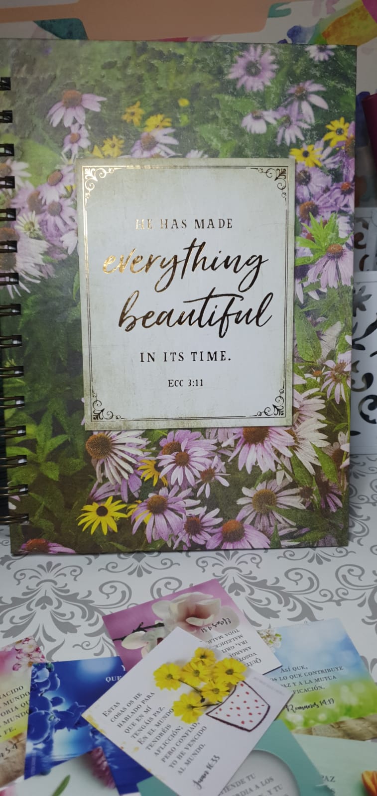 Libretas de apuntes, diario para oracion, estudio biblico, devocionales