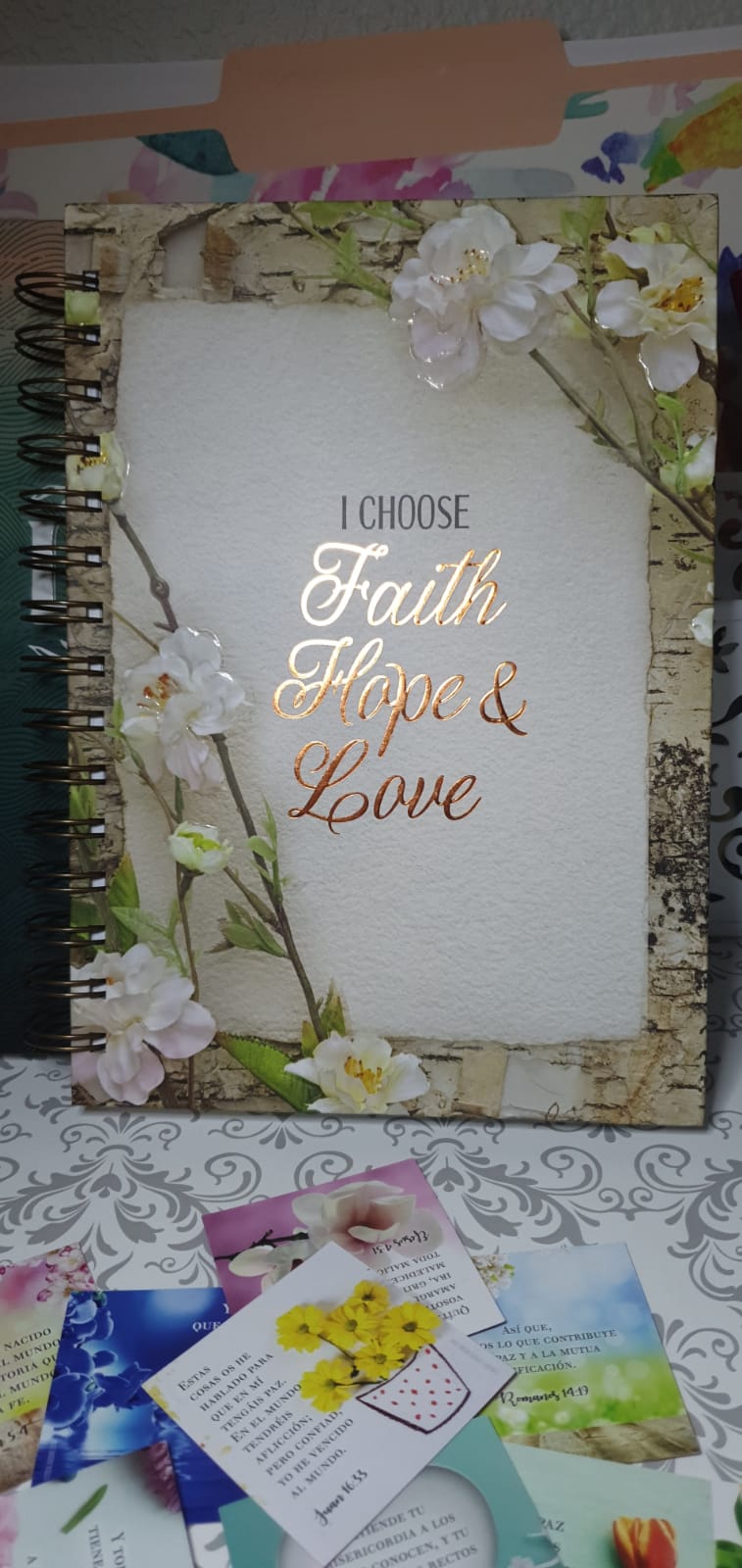 Libretas de apuntes, diario para oracion, estudio biblico, devocionales