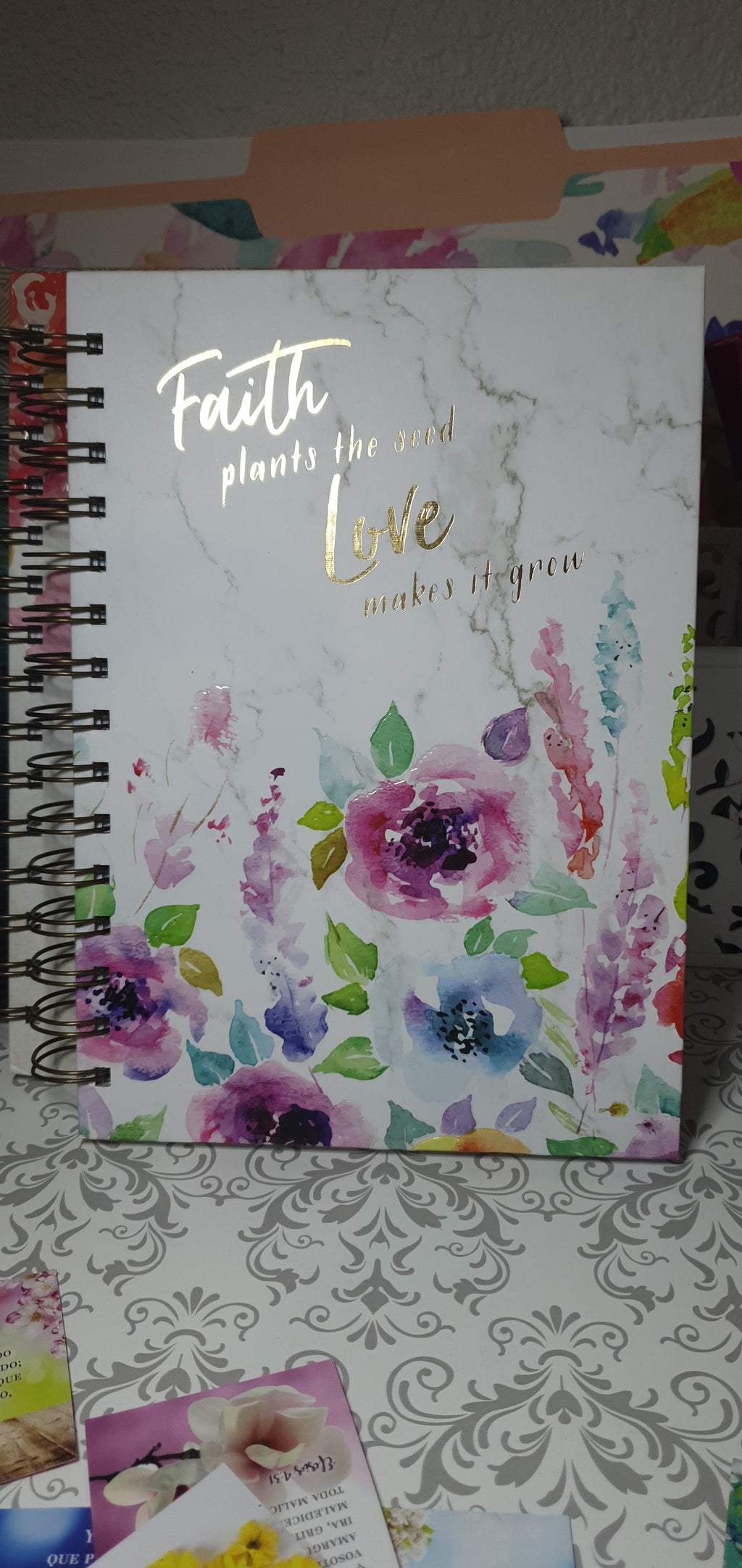 Libretas de apuntes, diario para oracion, estudio biblico, devocionales