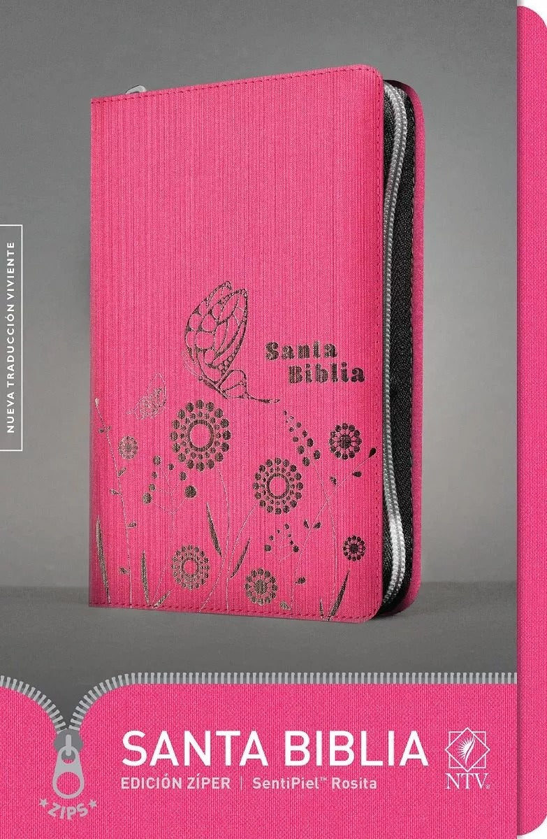 Santa Biblia NTV, Edición zíper, Jardín (Tela)