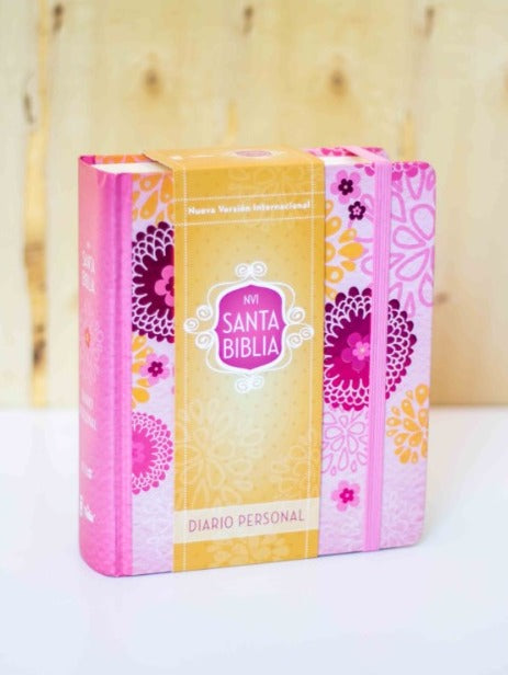 Santa Biblia, edición diario personal - Rosa