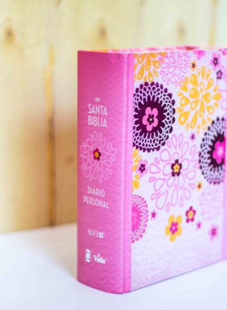 Santa Biblia, edición diario personal - Rosa