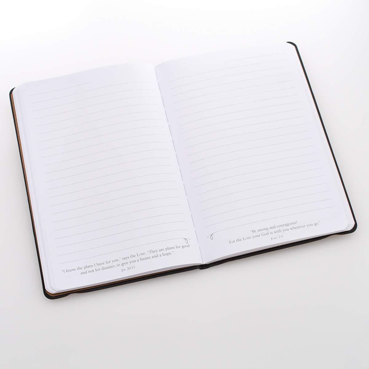 Tan Faux Leather Journal | Be Still and Know - Psalm 46:10