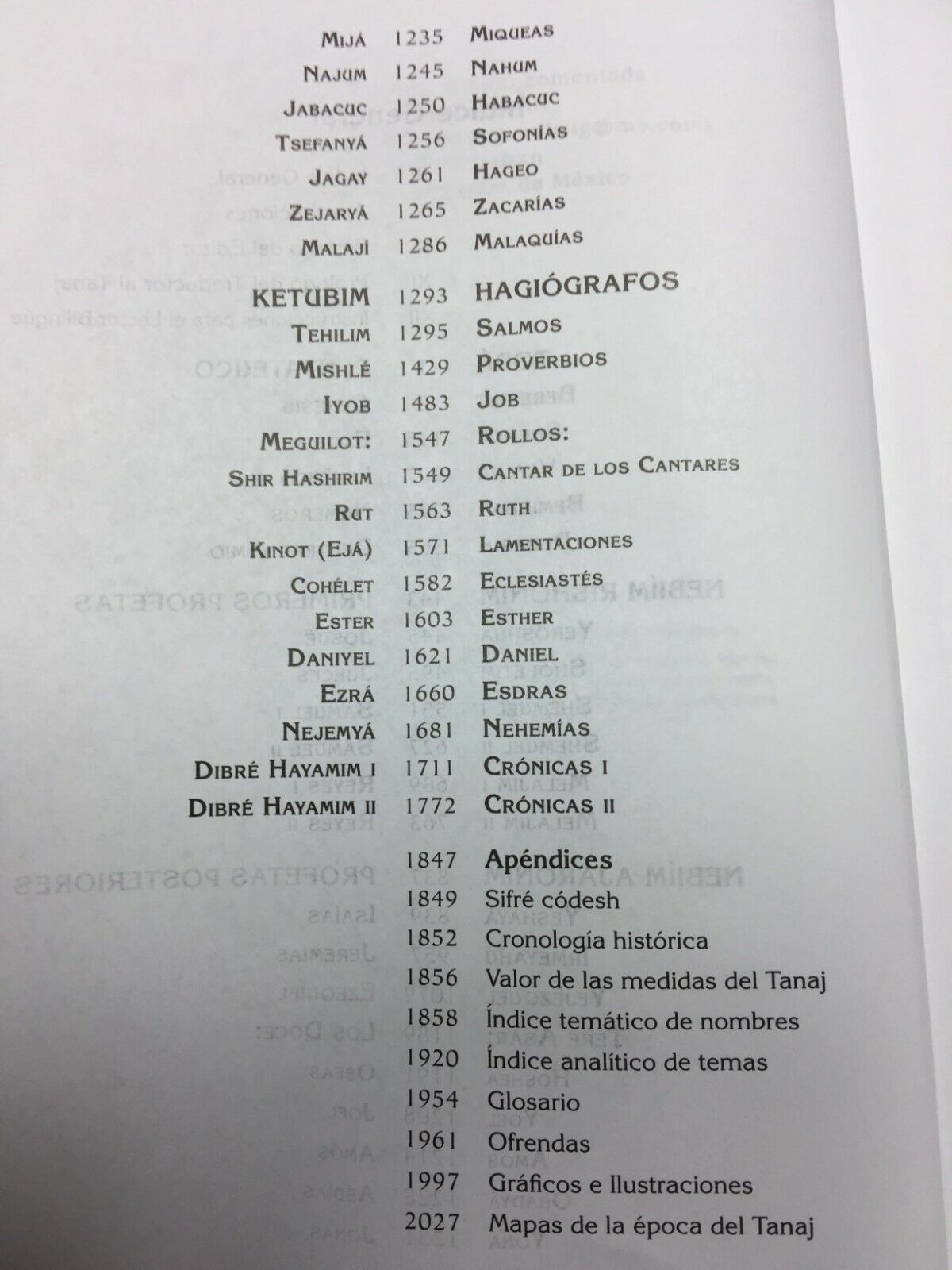 La Biblia Hebrea Completa - Tanaj Judio -